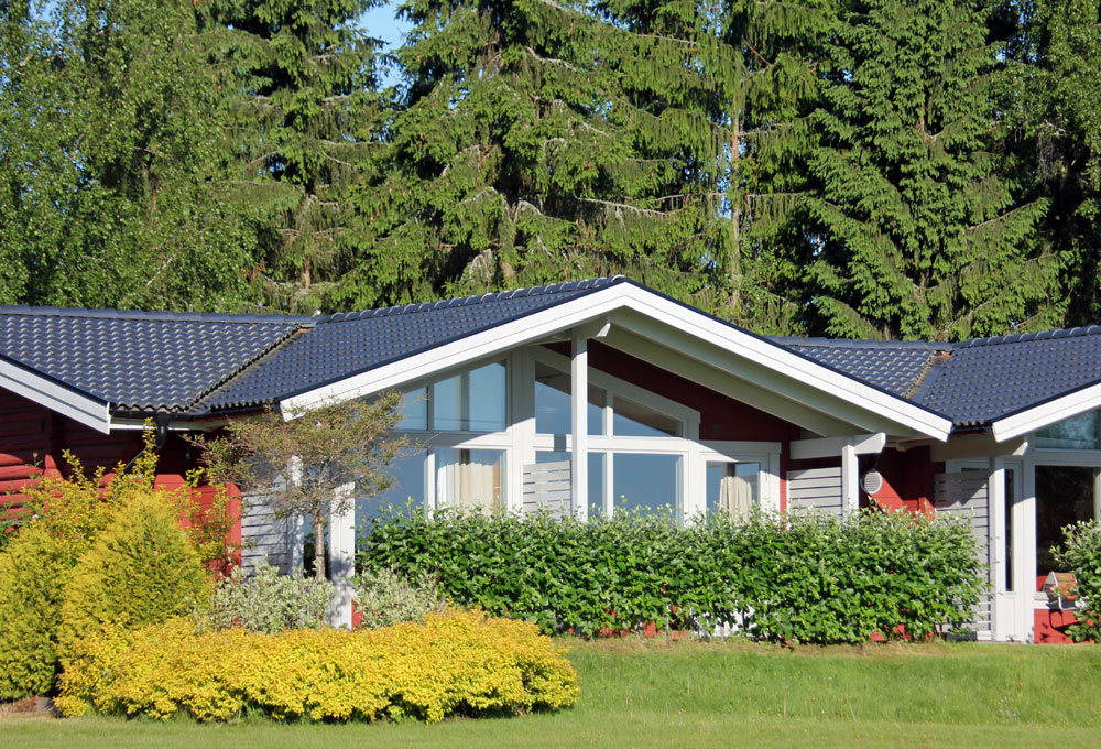 Exteriör Dubbelrum Deluxe i Villla 4 på Hestraviken hotell i Småland